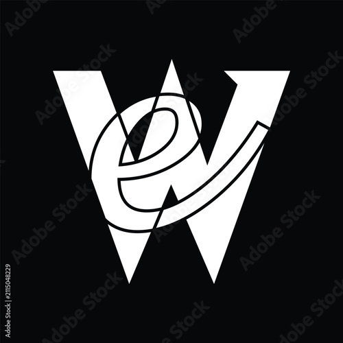  we Letter On luxury Logo	
