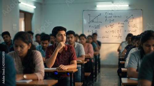 Indian Coaching Class Student – Competitive Exam Preparation Focus