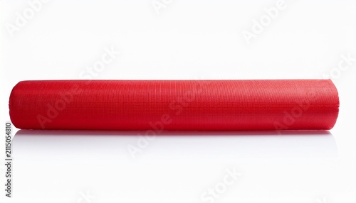 red pool noodle floating foam tube isolated for summer swimming and water play designs