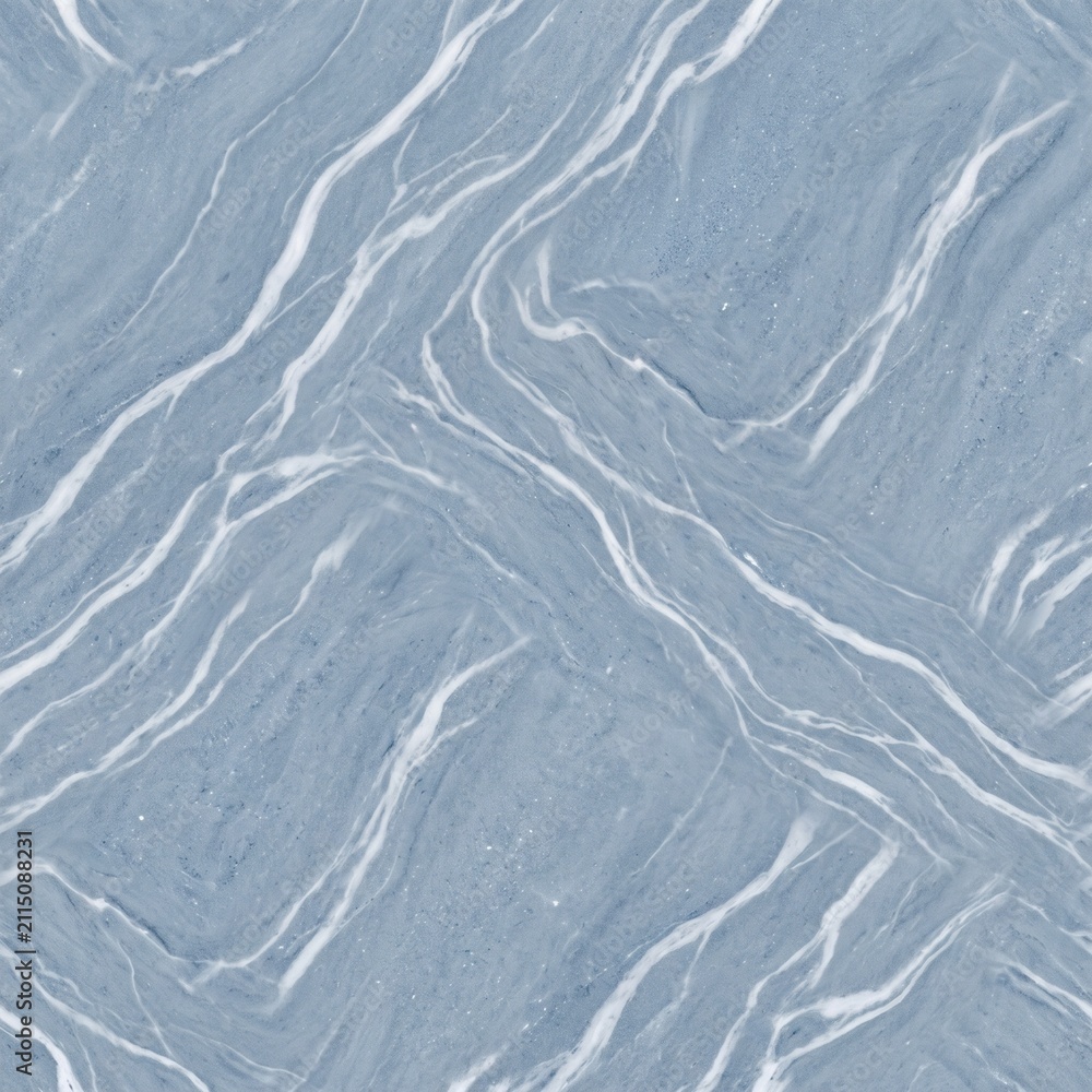 Obraz premium Seamless Dusty Blue Marble Texture Surface for Architectural Design and Digital Backgrounds