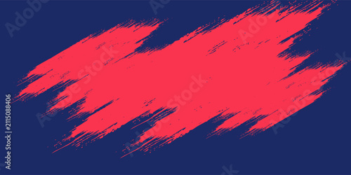 Canvas Print Modern abstract grunge vector featuring a bold two-tone color palette and textured effects