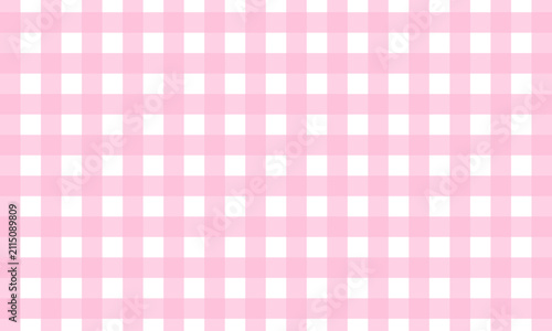Pink Checker Pattern Background with Squares Seamless Geometric Grid Vector