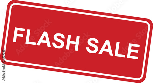 Red ninety five percent off flash sale promotional rubber stamp
