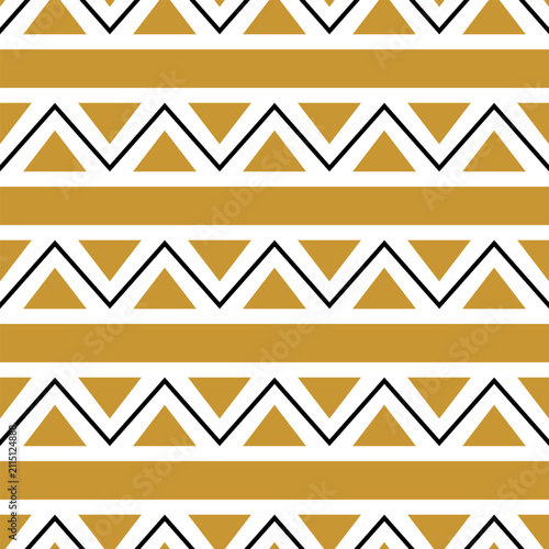 Seamless pattern of ethnic graphic geometric