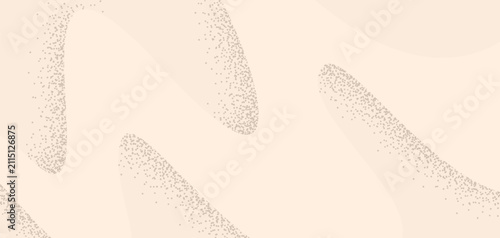 Abstract grain wavy shadow background. Dotwork wave stipple effect. Gradient shadow from dots. Vector illustration.