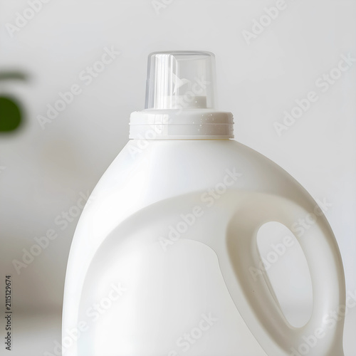 White plastic laundry deter...