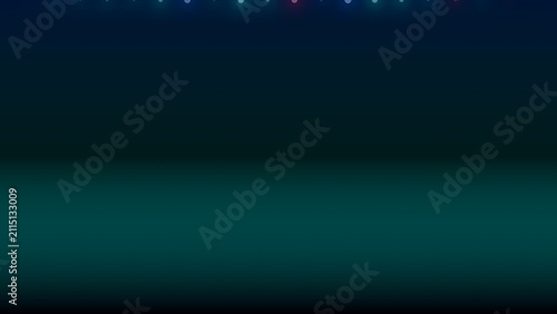 Fotografie Colorful digital pixel lights on dark background