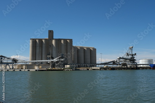 A Mediterranean port silo (grain elevator)
