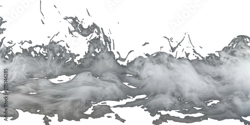 Abstract Fog and Smoke Swirl: A dynamic abstract composition featuring swirling patterns of grey fog and smoke, suggesting mist, ethereal textures, and a sense of mystery.