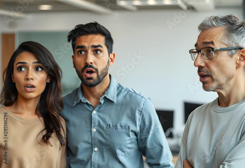 Three diverse business peop...