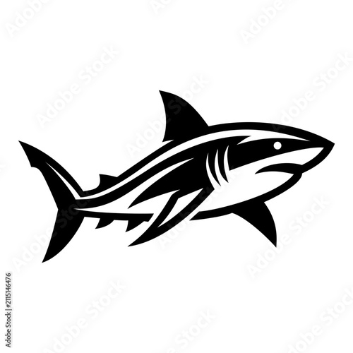 Great White Shark Marine Predator Vector