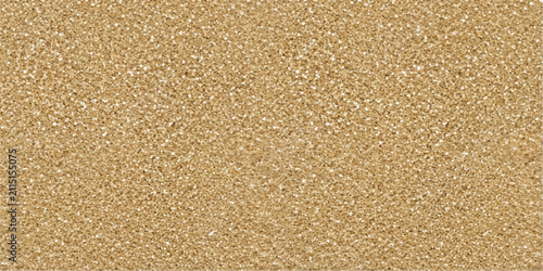 Cuadro en lienzo Sparkling Sand Texture: A close-up macro view of coarse sand grains sparkling with tiny light reflections, creating a warm, natural textured background for design elements