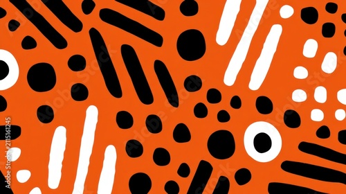 Vibrant abstract pattern with organic shapes