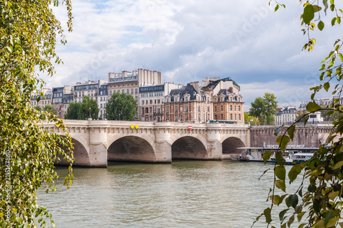 Bridge Over the Seine River in Paris France