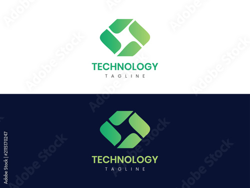 Renewable Technology Modern Logo Vector Design