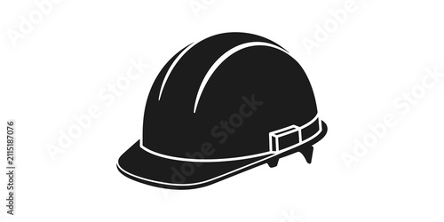 Foto Safety construction hard hat icon isolated on transparent background representing protective gear industrial security and professional work site equipment safety