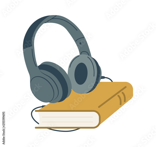 book with Headphone