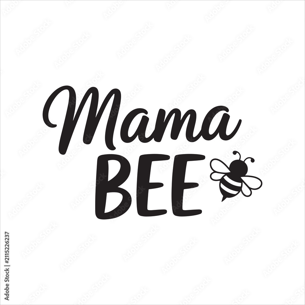 Fototapeta premium Mama Bee Clip Art