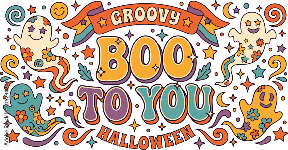 Fototapeta premium Happy Halloween vector