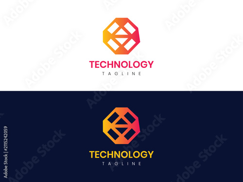 Modern Technology Logo Vector