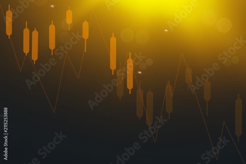 Light Yellow background market or forex trading pattern 