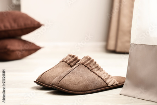 Pair of comfortable brown s...