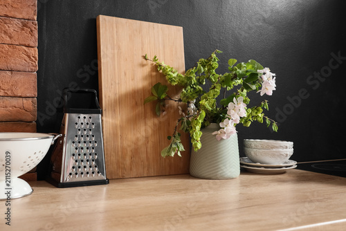 Interior of modern kitchen ...