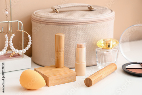 Cosmetic bag and different ...