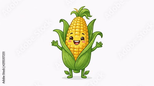 vector illustration of corn