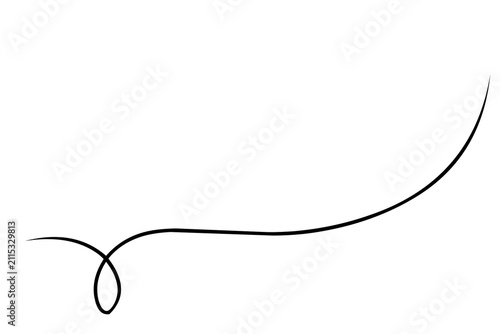 vector illustration of an abstract wave line