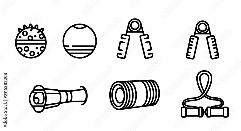 Fototapeta premium Hand drawn icons of time measurement tools
