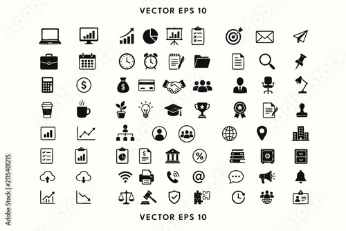 Business Productivity Icon Set