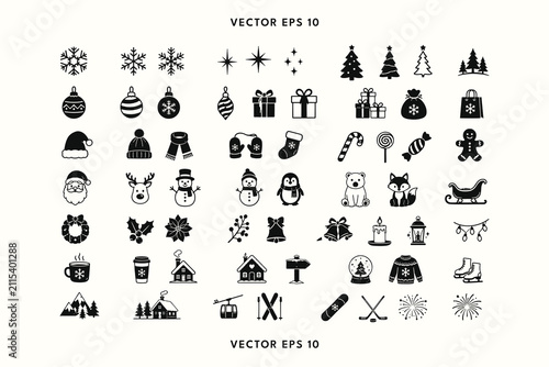 Christmas Icon Collection.