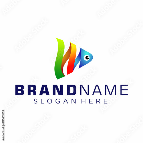Head Fish Logo vector