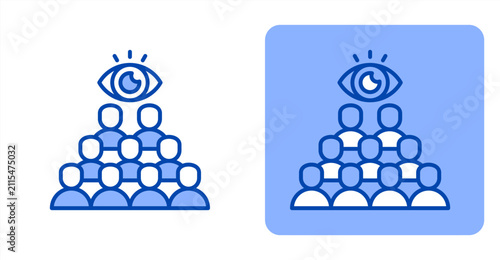Reform icon, with contrast background.