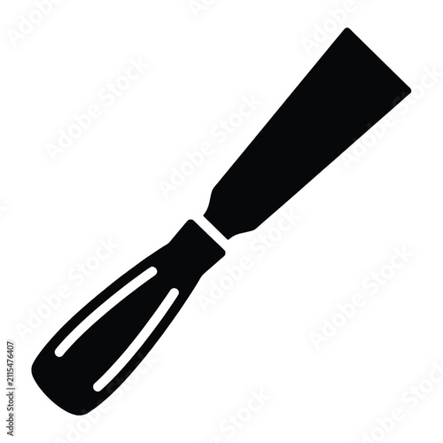 Canvastavla Metal putty knife tool icon