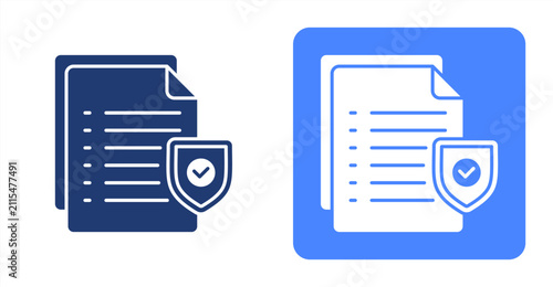 Foto Compliance icon, with contrast background.