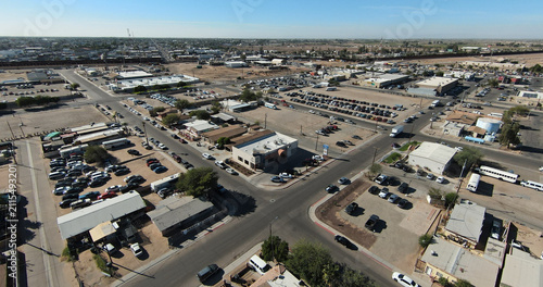 city aerial view