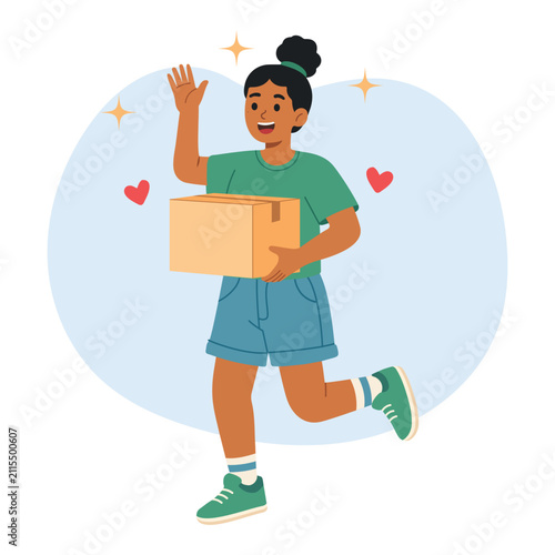 World Humanitarian Day Celebration Honoring Compassion and Global Humanitarian Support Flat Vector Illustration
