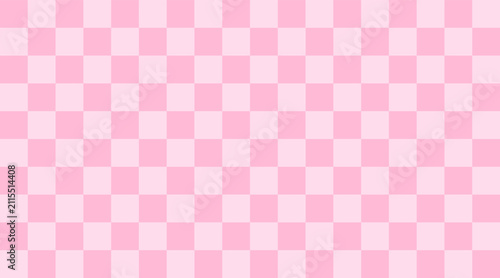 Seamless checkerboard pattern of alternating light and dark pink squares