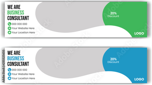  Corporate Social Media LinkedIn Banner Template