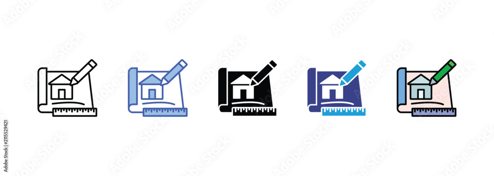 Fototapeta premium Blueprint