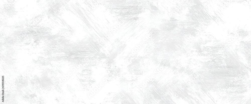 Obraz premium White textured background with distressed brush strokes and subtle grey shading