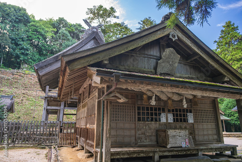 島根 神魂神社 拝殿と本殿