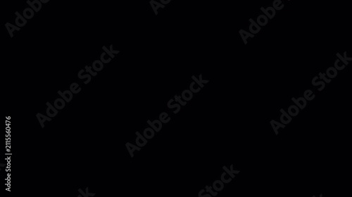 Animated Dark Modern Text Box Frame Overlay Video Clip with Alpha Channel Transparent Background