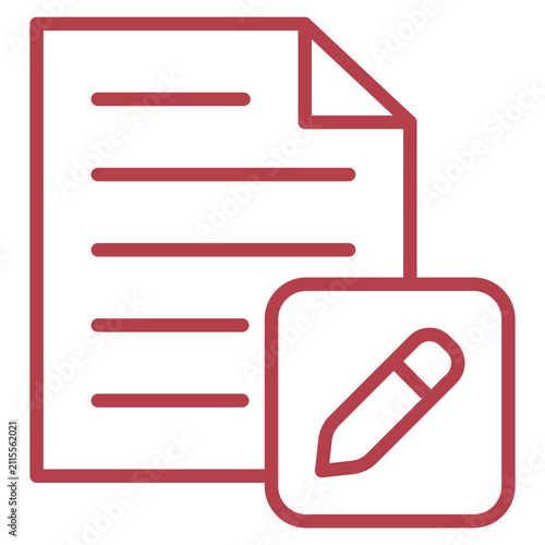 Obraz na płótnie Edit Icon Element For Design