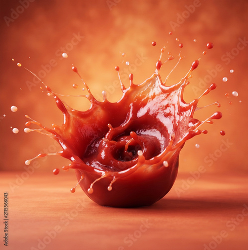 red tomato splash