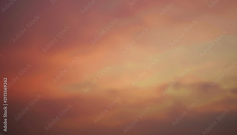 Fototapeta premium Abstract Hazy Sunset Sky Gradient Background