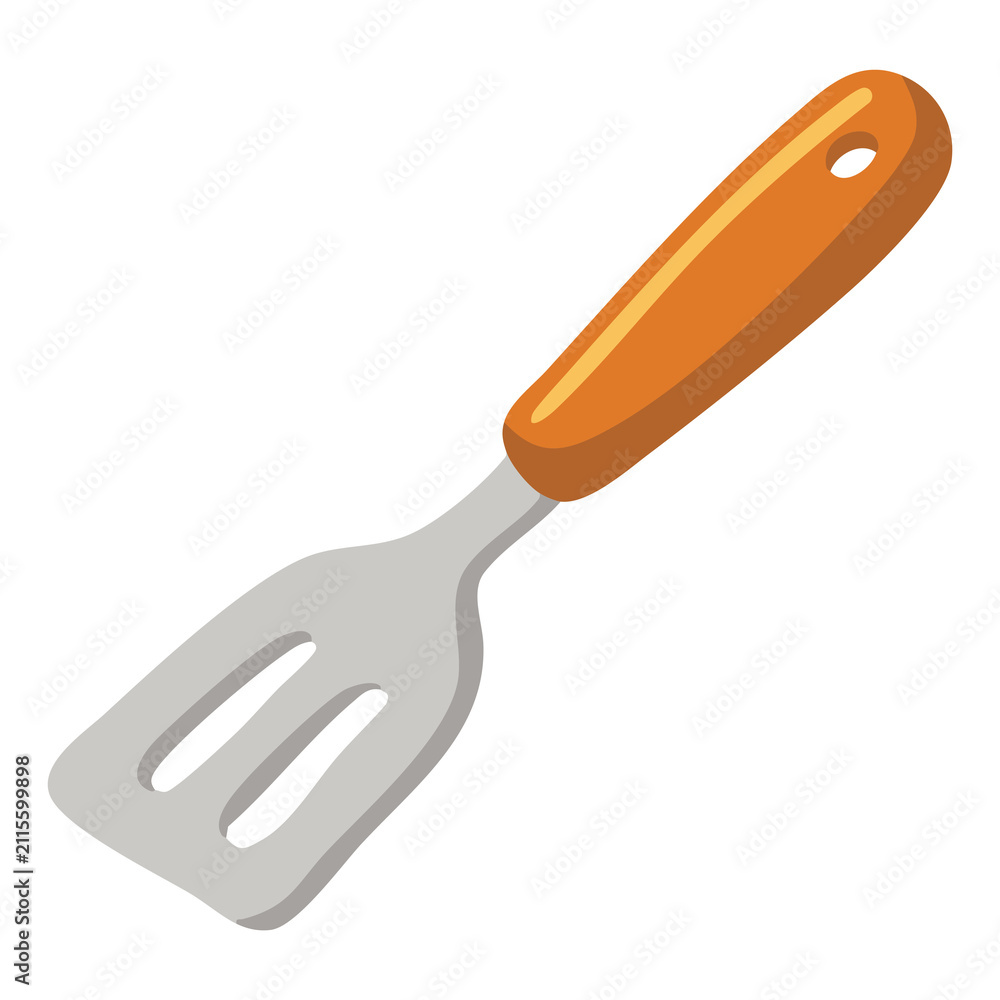 Obraz premium BBQ Spatula Illustration