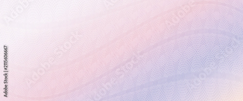 Guilloche watermark vector texture. Gradient cheque watermark for certificate, voucher, money vector illustration